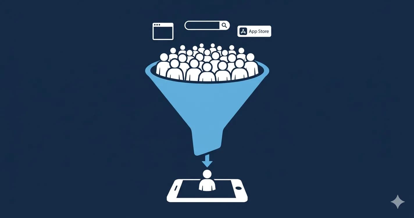 a funnel shape