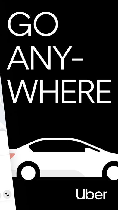Uber app screenshot