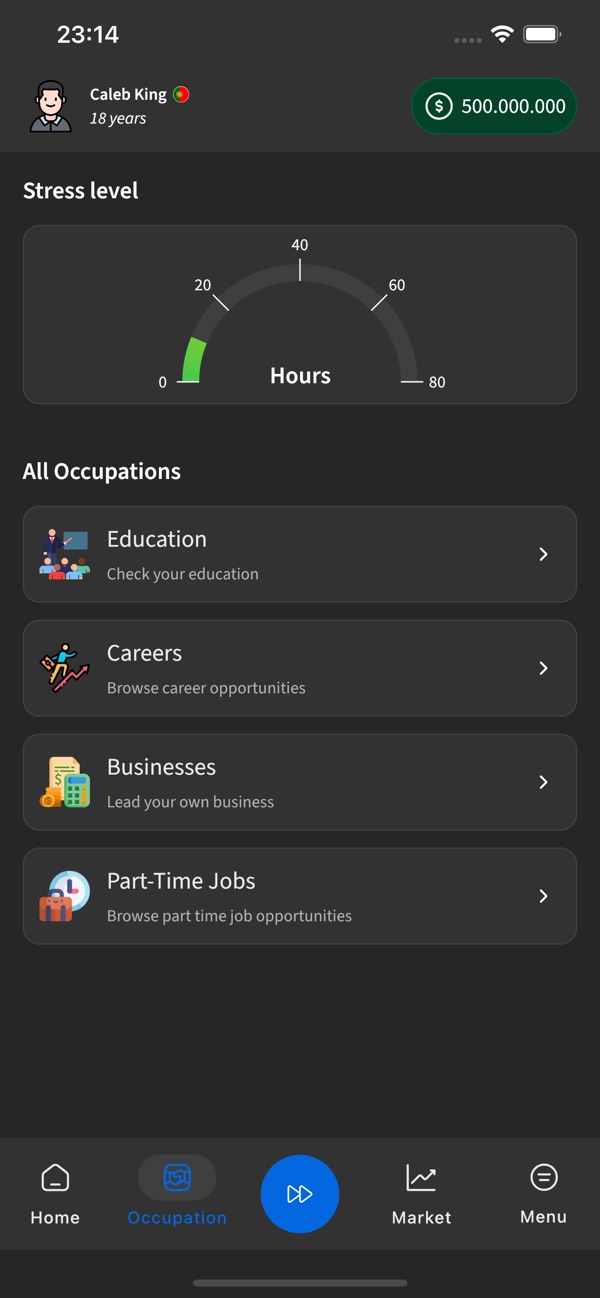 Ambition Life Simulator screenshot