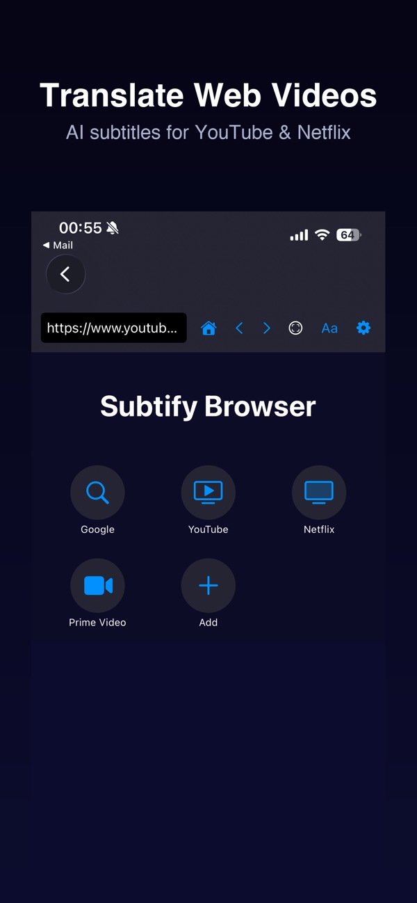 Subtify screenshot