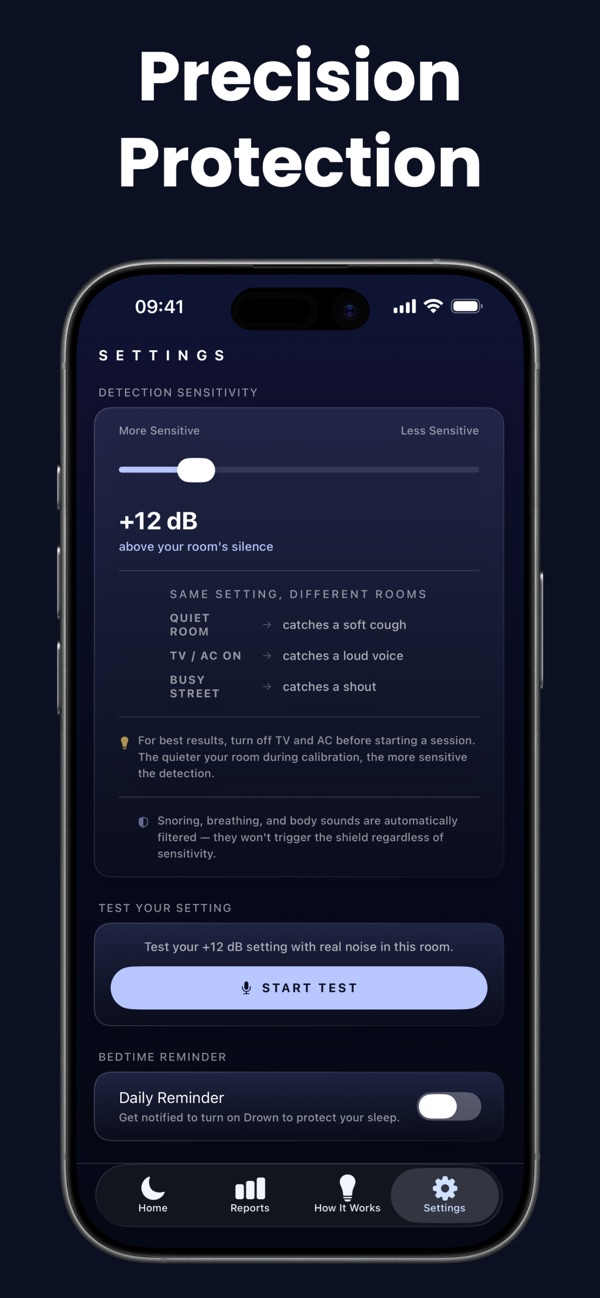 Drown app screenshot