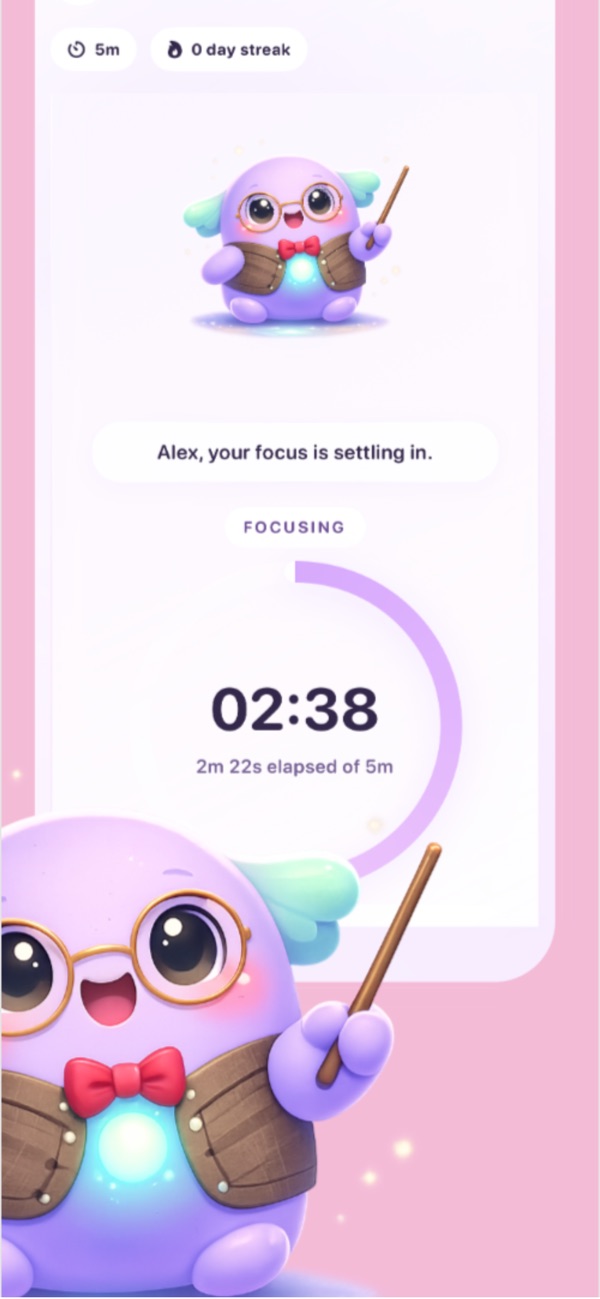 ADHD Focus Timer App screenshot