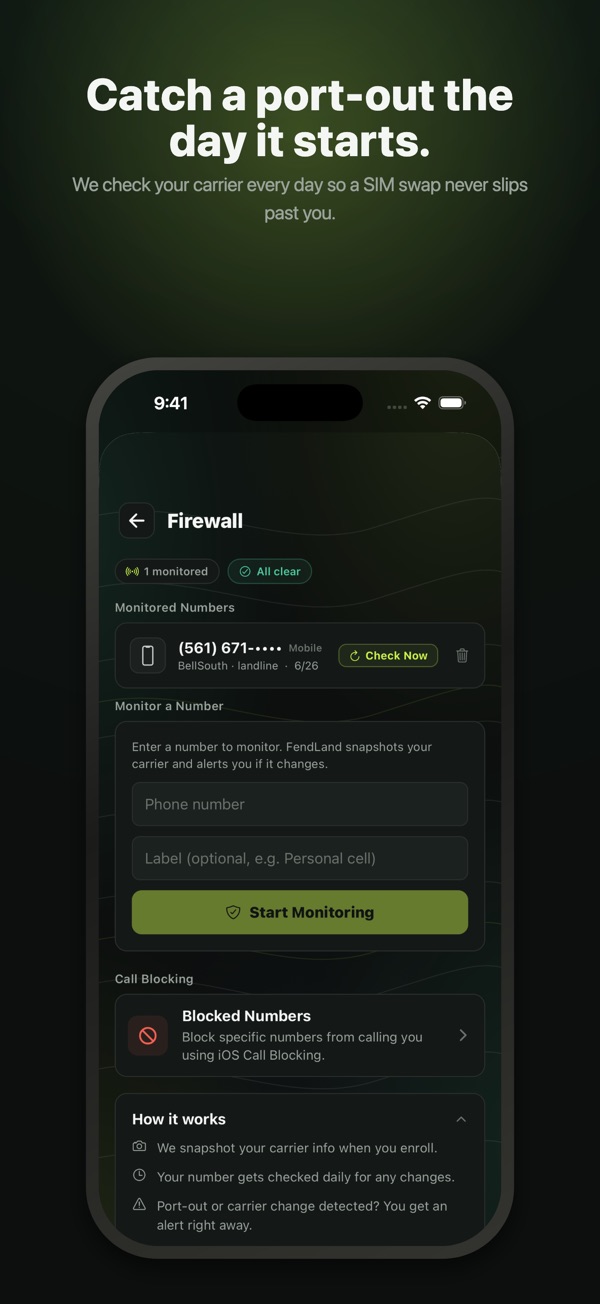 File the removals screen