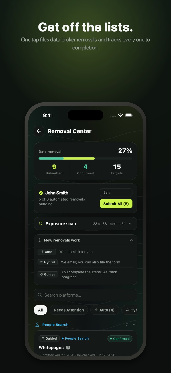 Run the broker sweep screen